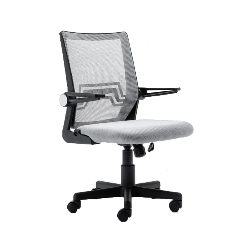 (CASABLANCA) Simple Installation Cheap Mesh Swivel Office Desk MID Back Lumbar Support Desk Chair